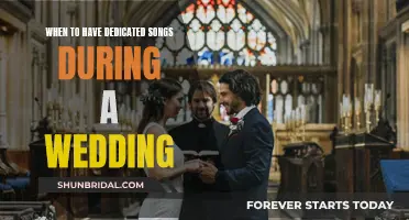 Dedicated Wedding Songs: Timing is Everything