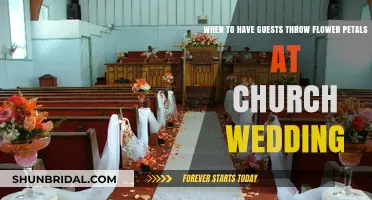 Perfect Timing for Petals: When to Toss Flowers at Church Weddings
