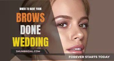 Brows Before 'I Do': The Perfect Timing for Your Wedding