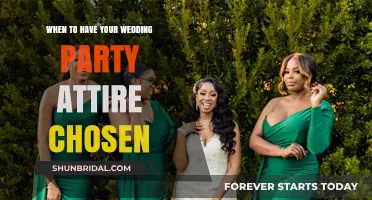 Perfect Timing: When to Finalize Your Wedding Party Attire