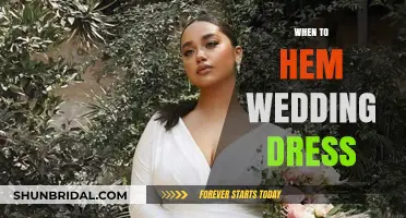 The Perfect Hem: Timing Your Wedding Dress Alterations
