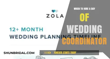 When to Hire a Day-Of Wedding Coordinator: Timing Tips