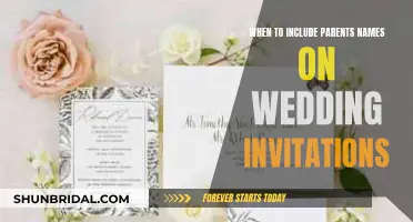 Wedding Invitation Etiquette: Including Parents' Names Gracefully