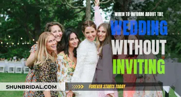 Wedding Guest List: Who to Inform and When