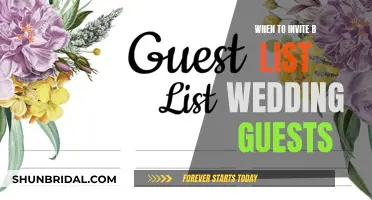 Strategizing Wedding Guest Lists: B-List Invites and Timing