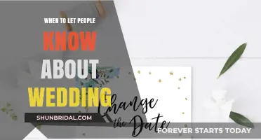 Perfect Timing: When to Share Your Wedding Date with Guests