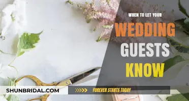 Perfect Timing: When to Notify Wedding Guests for a Seamless Celebration