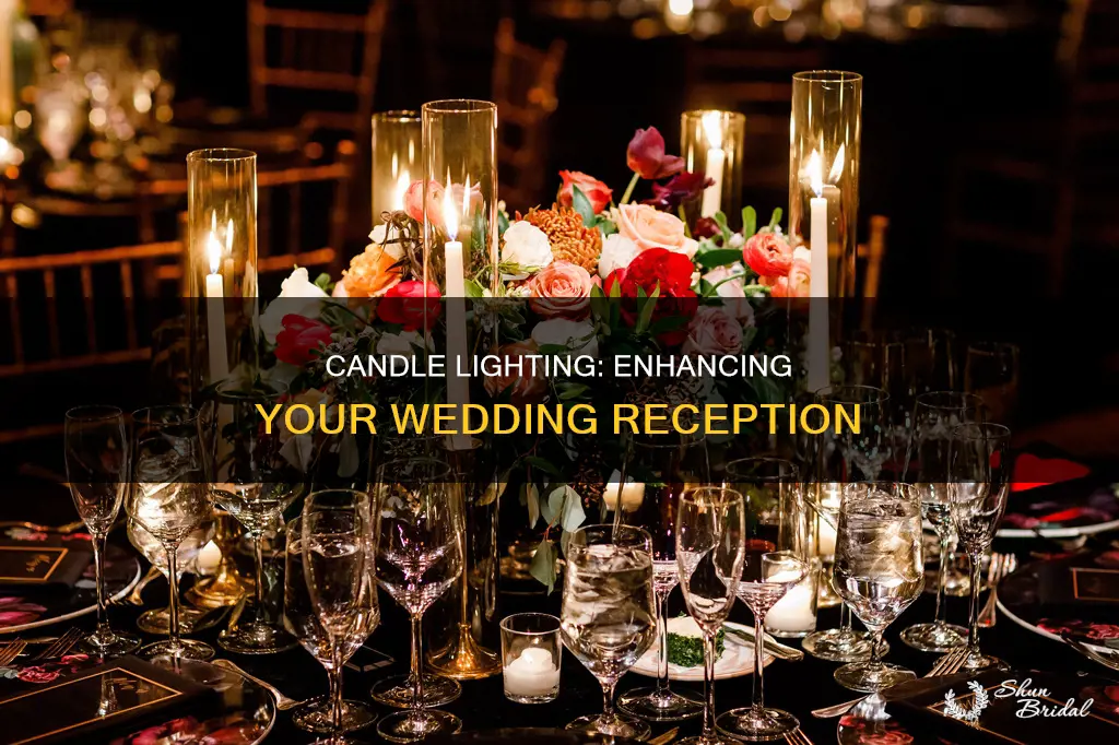 when to light candles at wedding reception