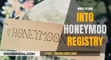 Honeymoon Registry: When to Consider This Option