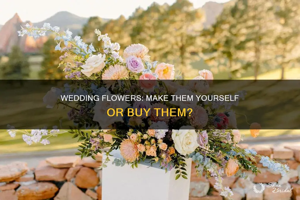 when to make my wedding flowers