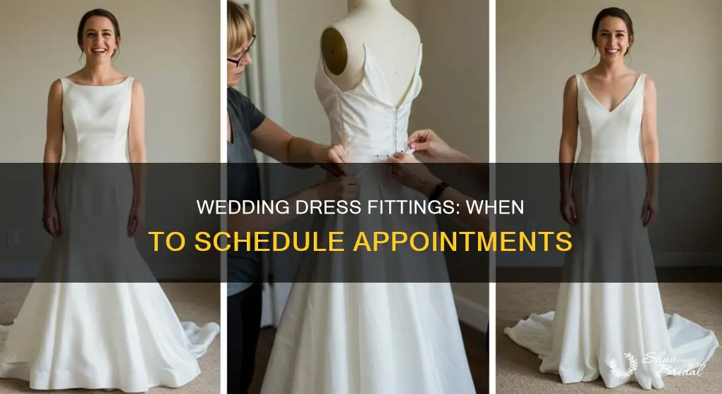when to make wedding dress alterations appointment