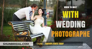 Planning Your Wedding Photos: When to Meet Your Photographer