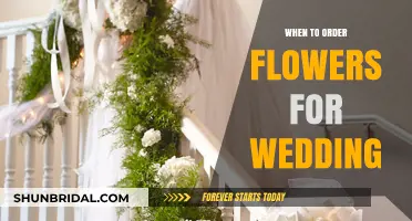 The Perfect Time to Order Wedding Flowers