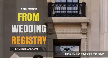 Wedding Registry: The Best Time to Order Gifts