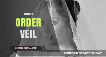 Perfect Timing: When to Order Your Wedding Veil Stress-Free