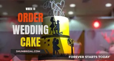 Wedding Cake Orders: Timing is Everything for the Big Day