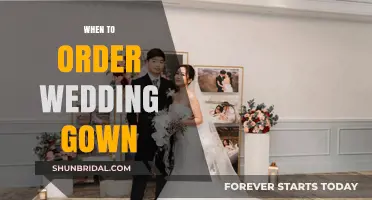 Perfect Timing: When to Order Your Dream Wedding Gown Stress-Free