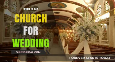 When Should You Pay Your Church for a Wedding Ceremony?