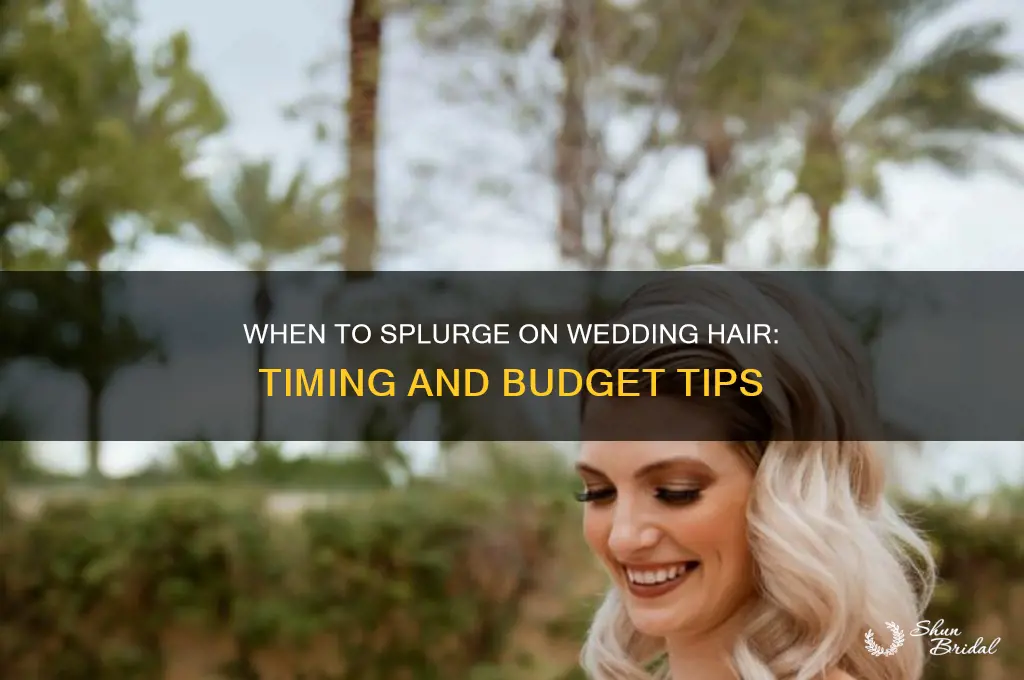 when to pay for wedding hair