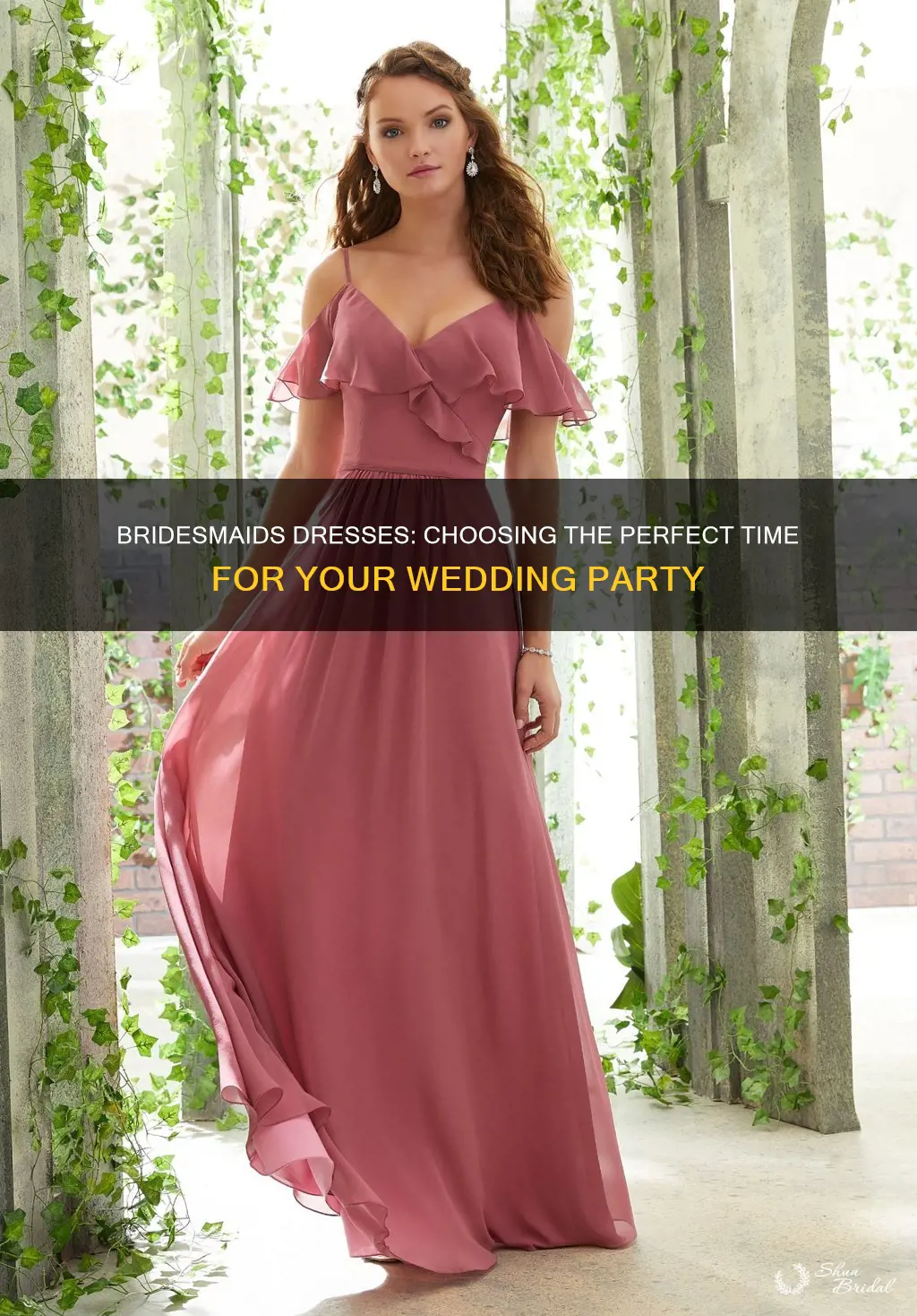 when to pick bridesmaids dresses