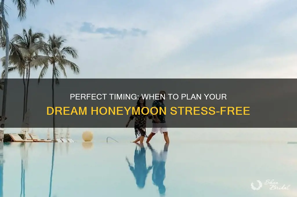 when to plan honeymoon