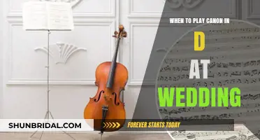 Perfect Timing: When to Play Canon in D at Your Wedding