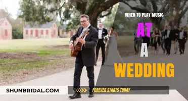 Perfect Timing: When to Play Music at Your Wedding Celebration
