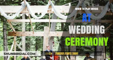 Perfect Timing: When to Play Music at Your Wedding Ceremony