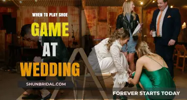 Perfect Timing: When to Play the Shoe Game at Your Wedding
