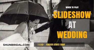 Perfect Timing: When to Play a Slideshow at Your Wedding