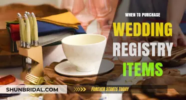 The Perfect Timing for Buying Wedding Registry Gifts