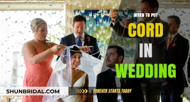 The Perfect Timing for a Wedding Cord Ceremony