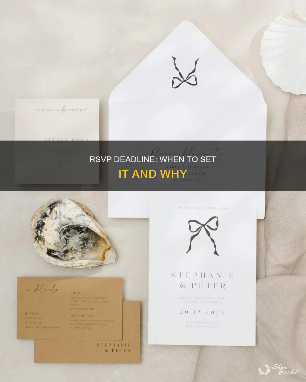 when to put wedding rsvp