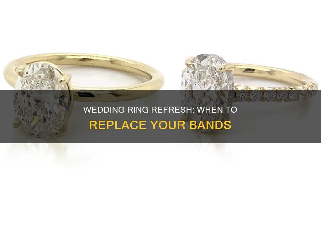 when to replace wedding rings