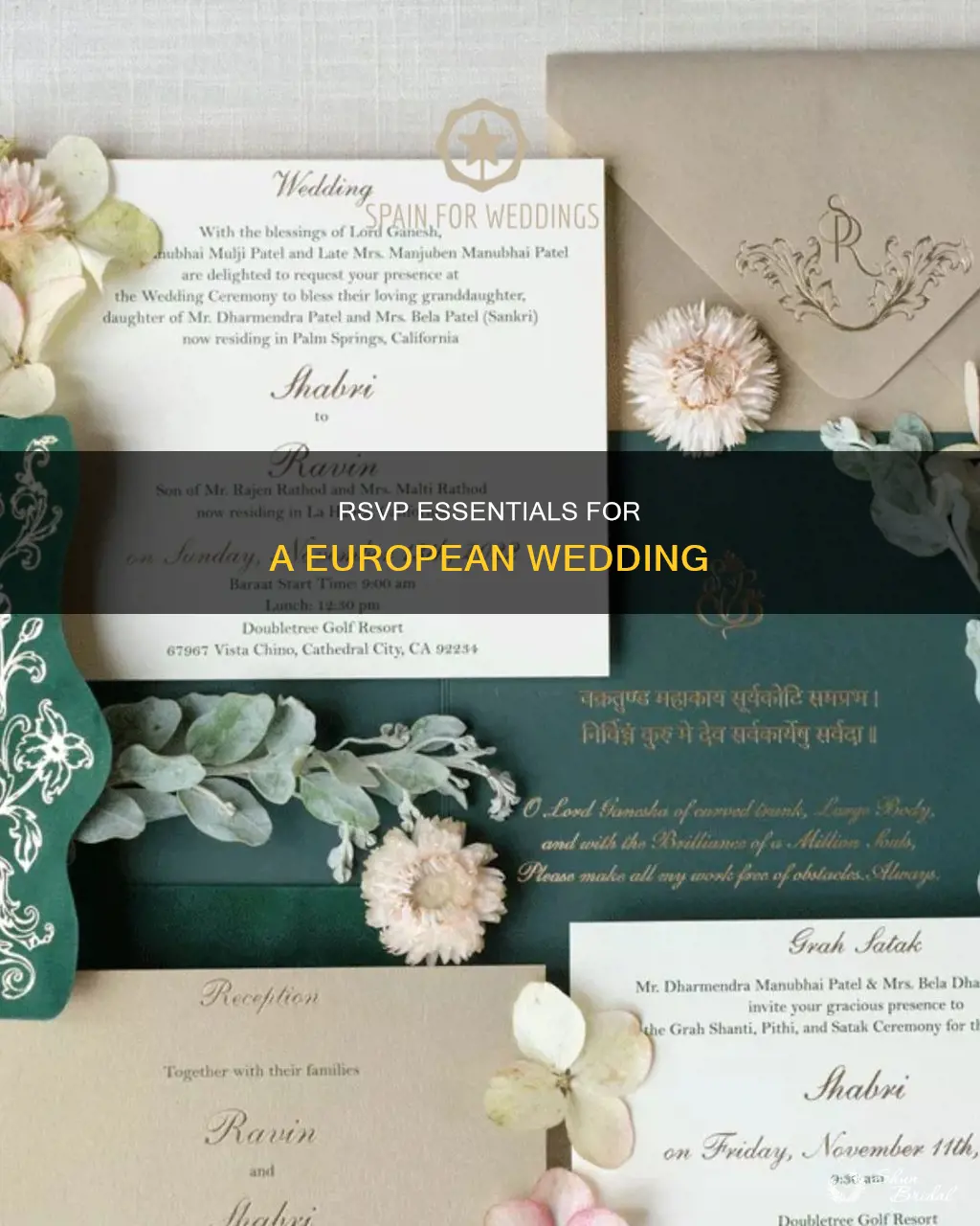 when to rsvp for overseas european wedding