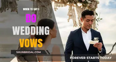Perfect Timing: When to Exchange 'I Do' Wedding Vows