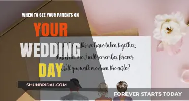 When to See Your Parents on Your Wedding Day: Timing Tips
