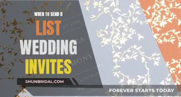 B-List Wedding Invites: The Perfect Timing Guide