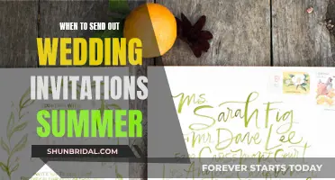 Summer Wedding Invites: Timing and Tips for Sending Yours Out