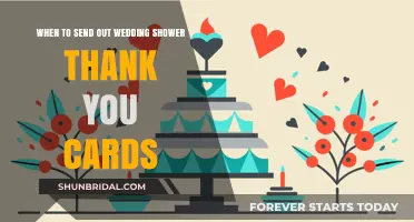 Perfect Timing for Wedding Shower Thank You Cards: A Guide