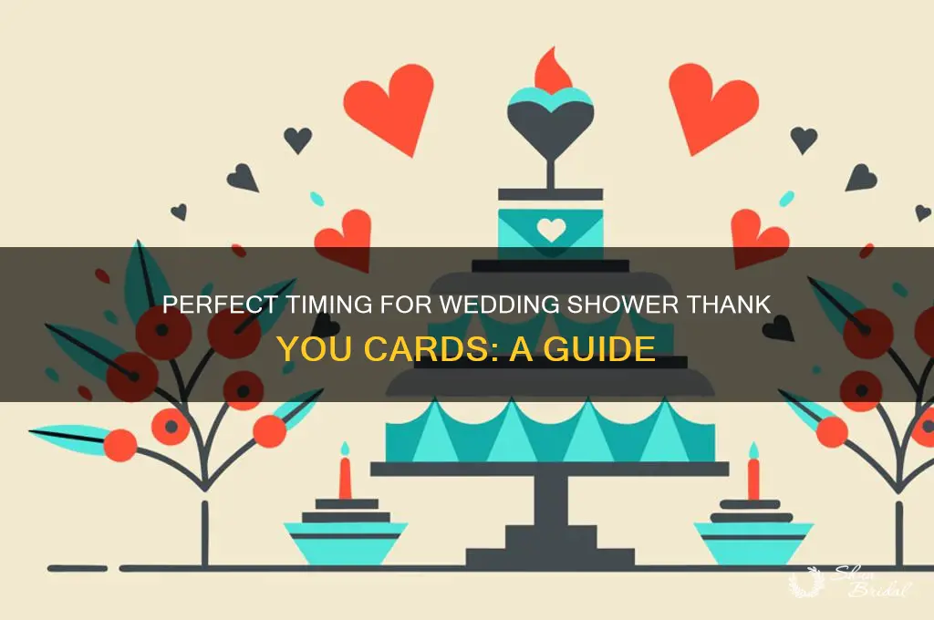 when to send out wedding shower thank you cards
