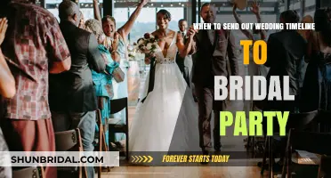 Perfect Timing: When to Share Your Wedding Timeline with the Bridal Party