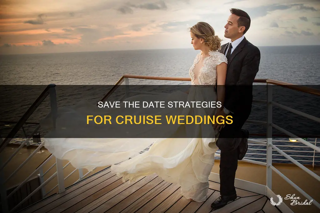 when to send save the dates for a cruise wedding