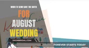 Save the Date: Timing for an August Wedding