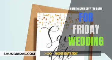 Save-the-Date Sending Guide for Friday Weddings