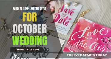 Save the Date: October Nuptials Timeline Tips