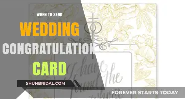 Perfect Timing: When to Send a Wedding Congratulations Card