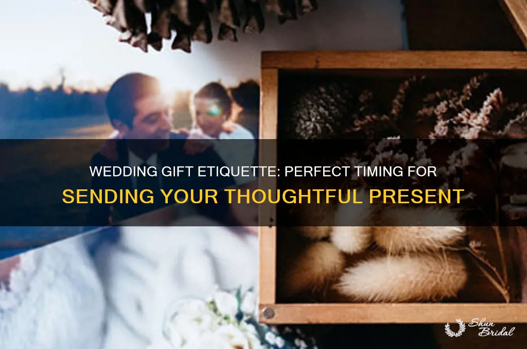when to send wedding gift etiquette