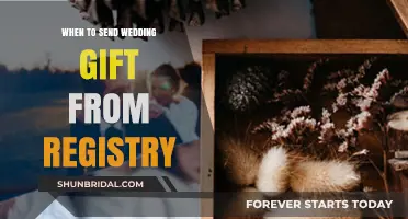 Perfect Timing: When to Send Wedding Gifts from the Registry