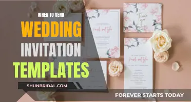 Wedding Invitation Timing: Sending Out the Perfect Template